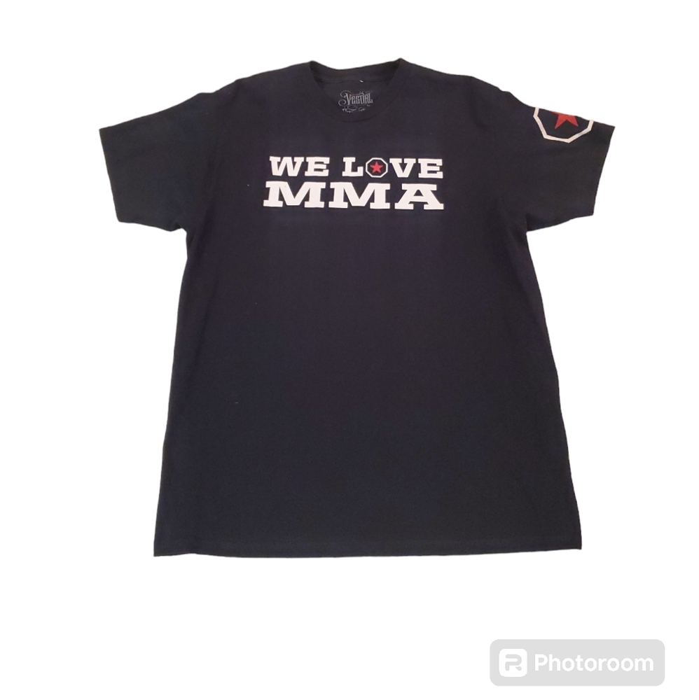 Vestal Company Men's Black We‎ Love MMA T-Shirt Large